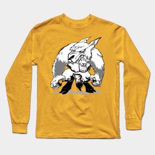 Sheep In Wolf's Clothing (black + white) Long Sleeve T-Shirt